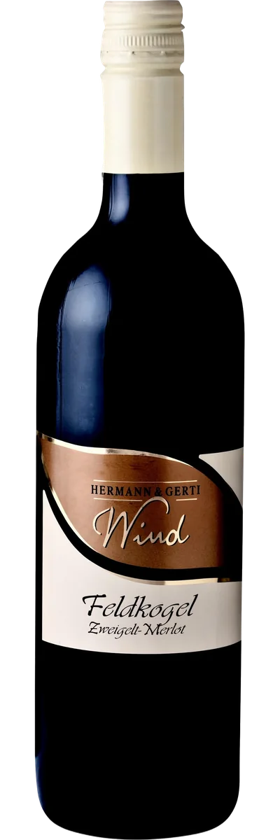 Flasche Feldkogel Zweigelt-Merlot, Weingut Wind