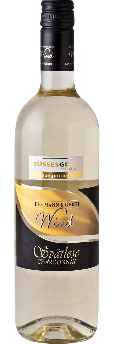 Flasche Spätlese Chardonnay, Weingut Wind