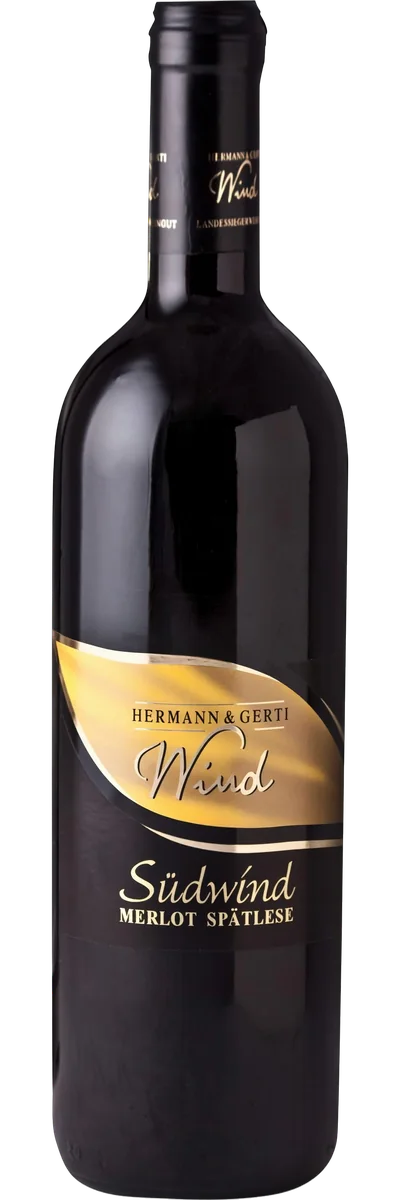 Flasche Spätlese Merlot „Südwind“, Weingut Wind